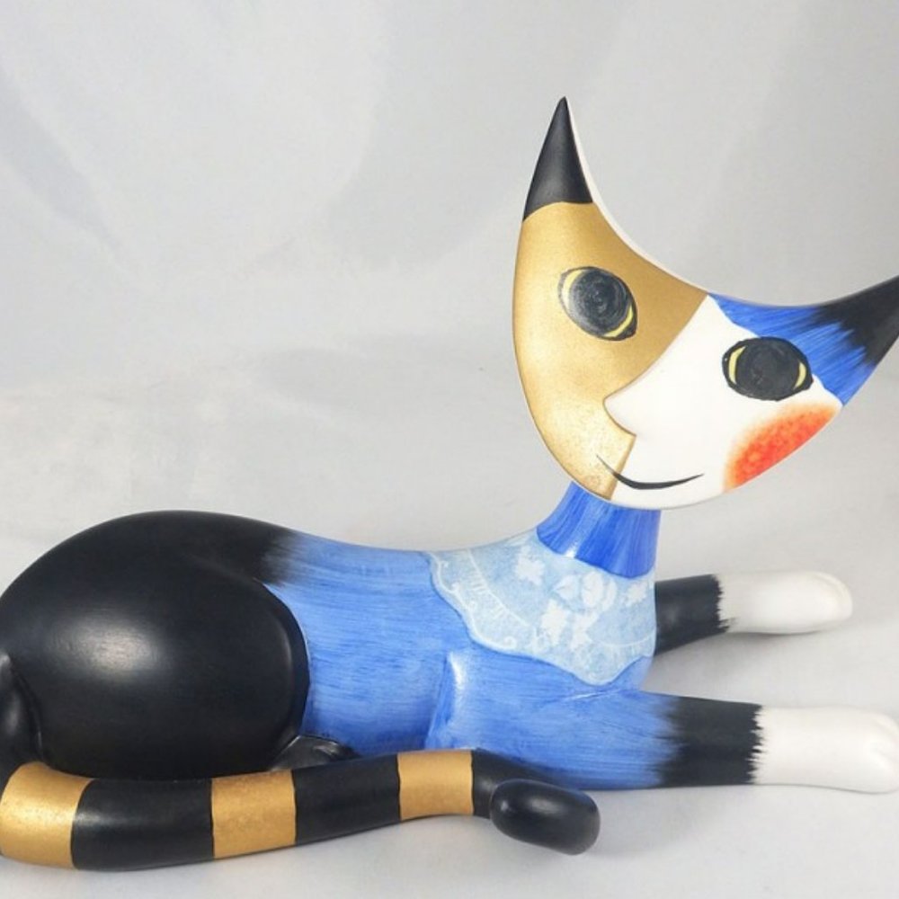 Goebel Rosina Wachtmeister Cat Figurine "Amico"